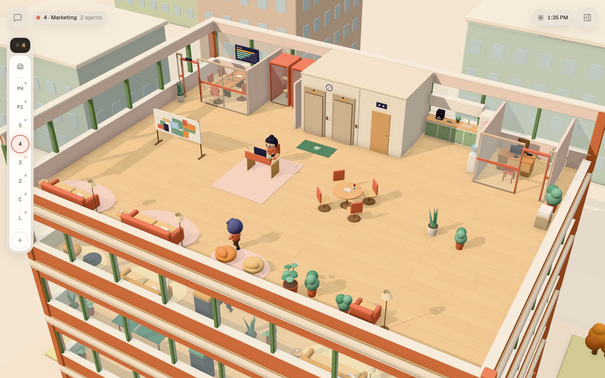 The Marketing floor