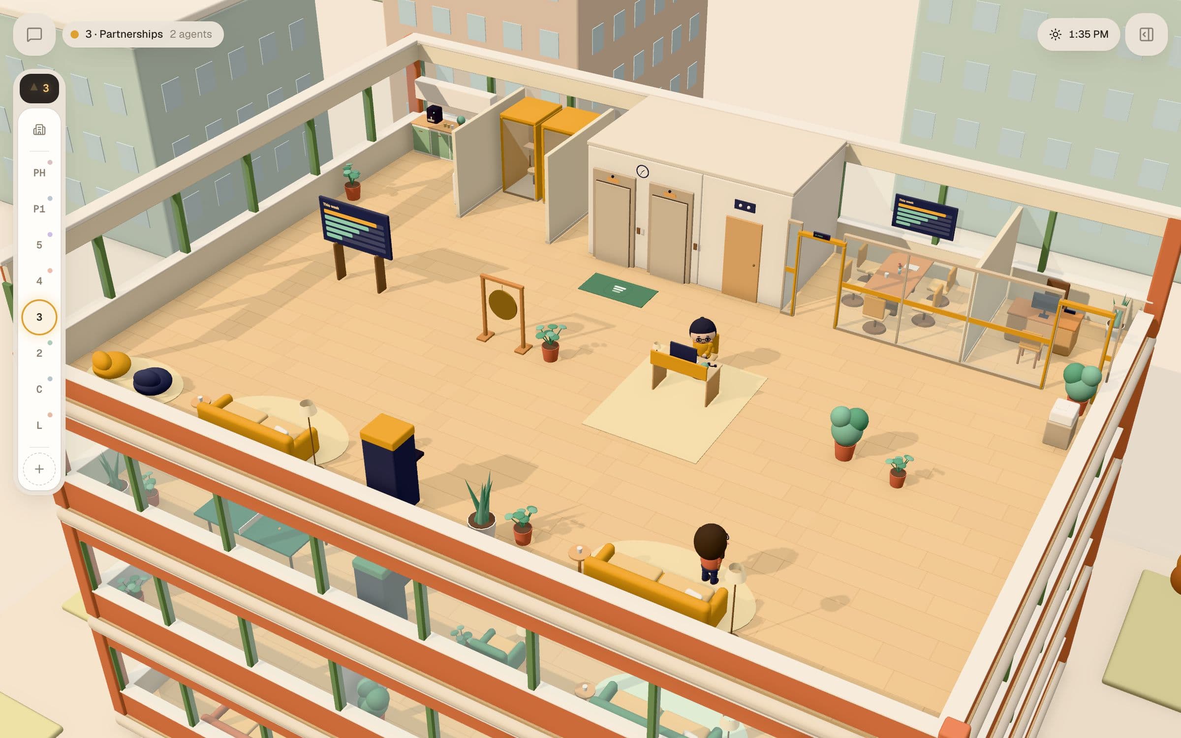 The Partnerships floor