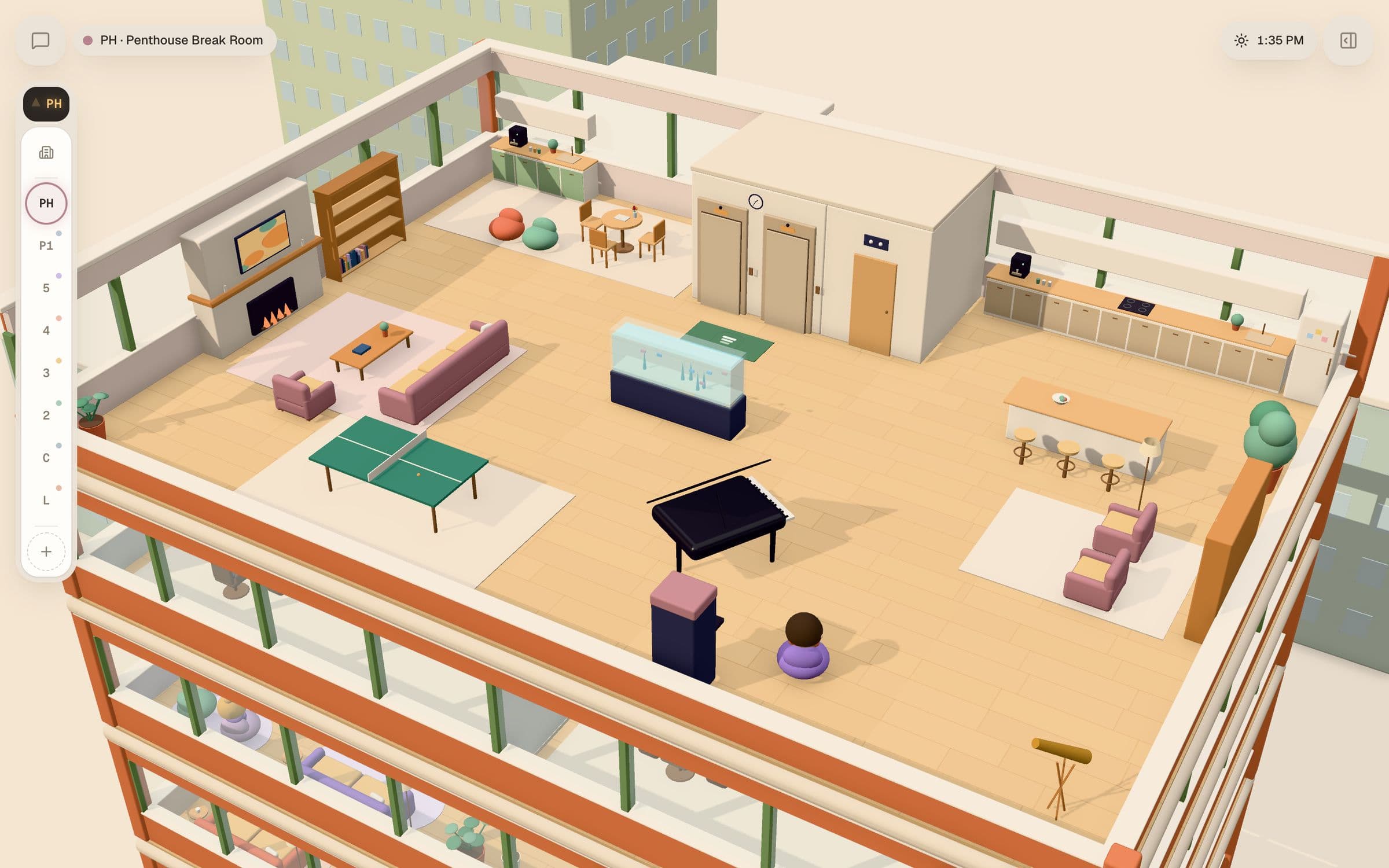 The Penthouse floor